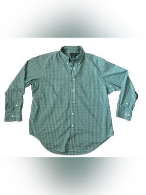 Lauren Ralph Lauren Men's Classic Fit Gingham Button-Down Shirt, Size 17.5 34/35